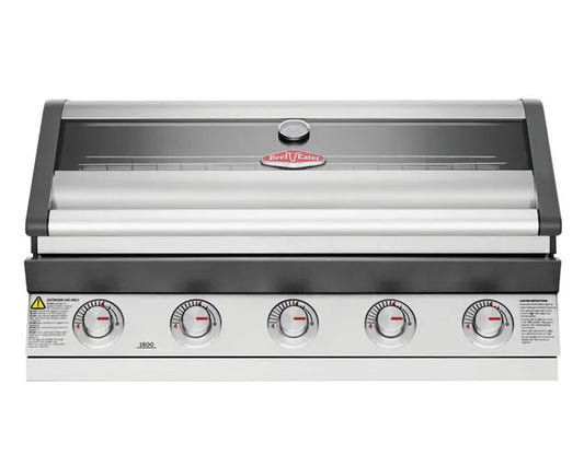BeefEater 1600 Series 5 Burner Built-In BBQ - Stainless Steel BBG1650SA