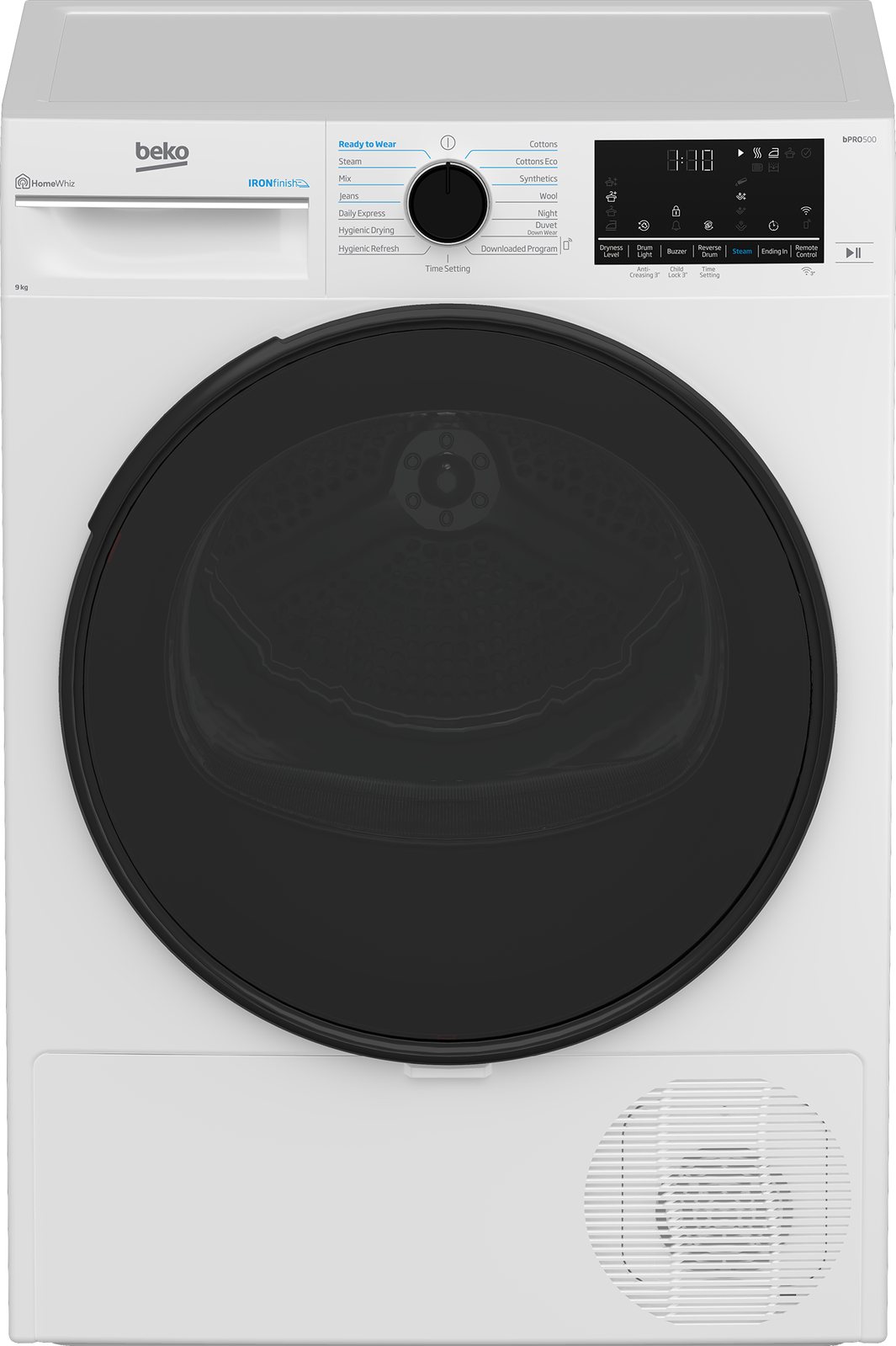 Beko 9kg Heat Pump Dryer with Steam and Wifi BDPB903SW
