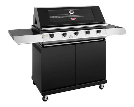 BeefEater 1200 Series 5 Burner BBQ with Side Burner - Black Enamel BMG1251BB