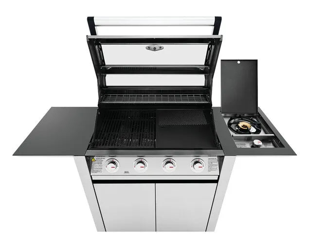 BeefEater 1600 Series 4 Burner BBQ with Side Burner - Stainless Steel BMG1641SA