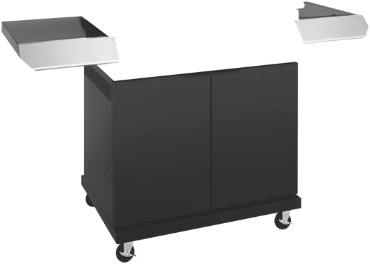 BeefEater 1200 Series 4 Burner BBQ Trolley with Side Burner - Black Enamel BTR1241BB