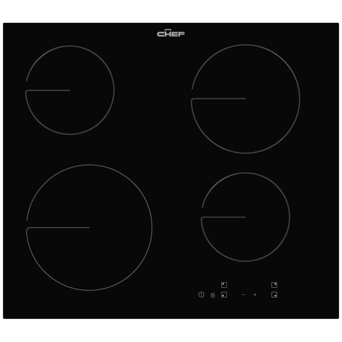 Chef 60cm 4 Burner Ceramic Cooktop CHC644BC