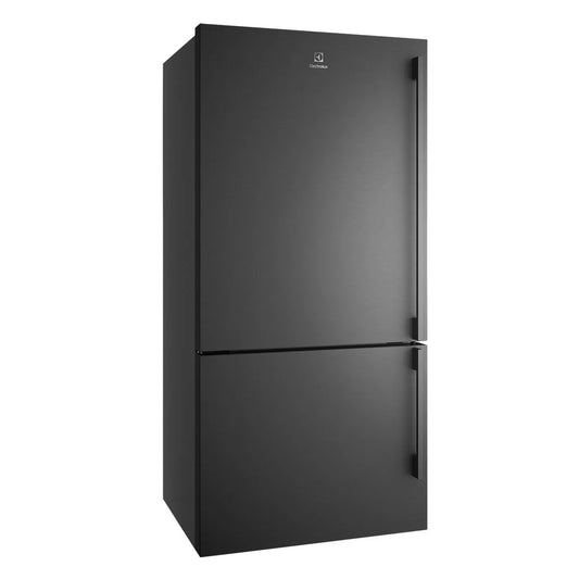 Electrolux 496L Ultimate Taste 500 Bottom Mount Fridge Left Hinge - Matte Black EBE5007BD-L