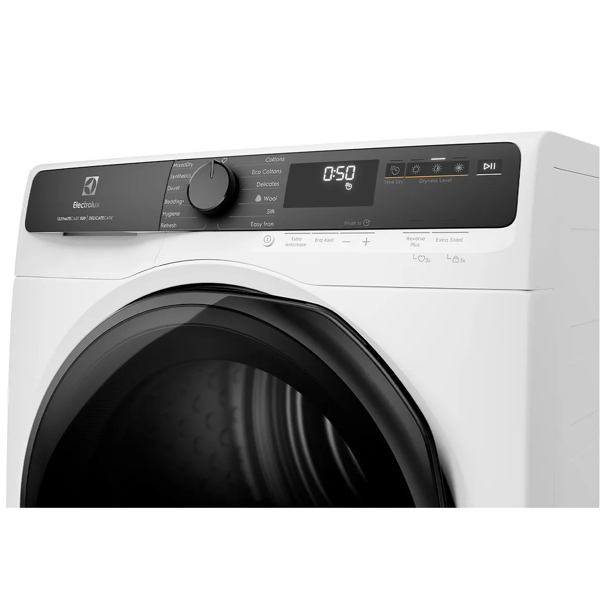 Electrolux 8kg UltimateCare 500 Heat Pump Dryer - White EDH803P5WC