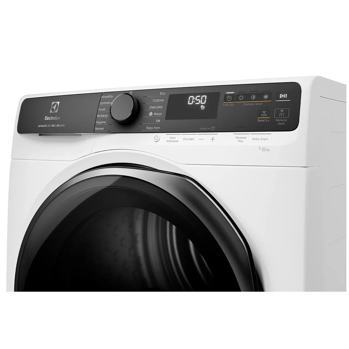 Electrolux 9kg UltimateCare 700 Heat Pump Dryer with 3D Sense - White EDH903R7WC