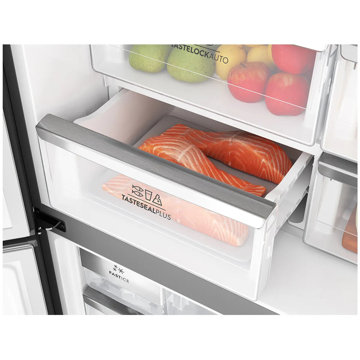 Electrolux 562L UltimateTaste 700 French Door Fridge - Matte Charcoal Black EQE5607BA