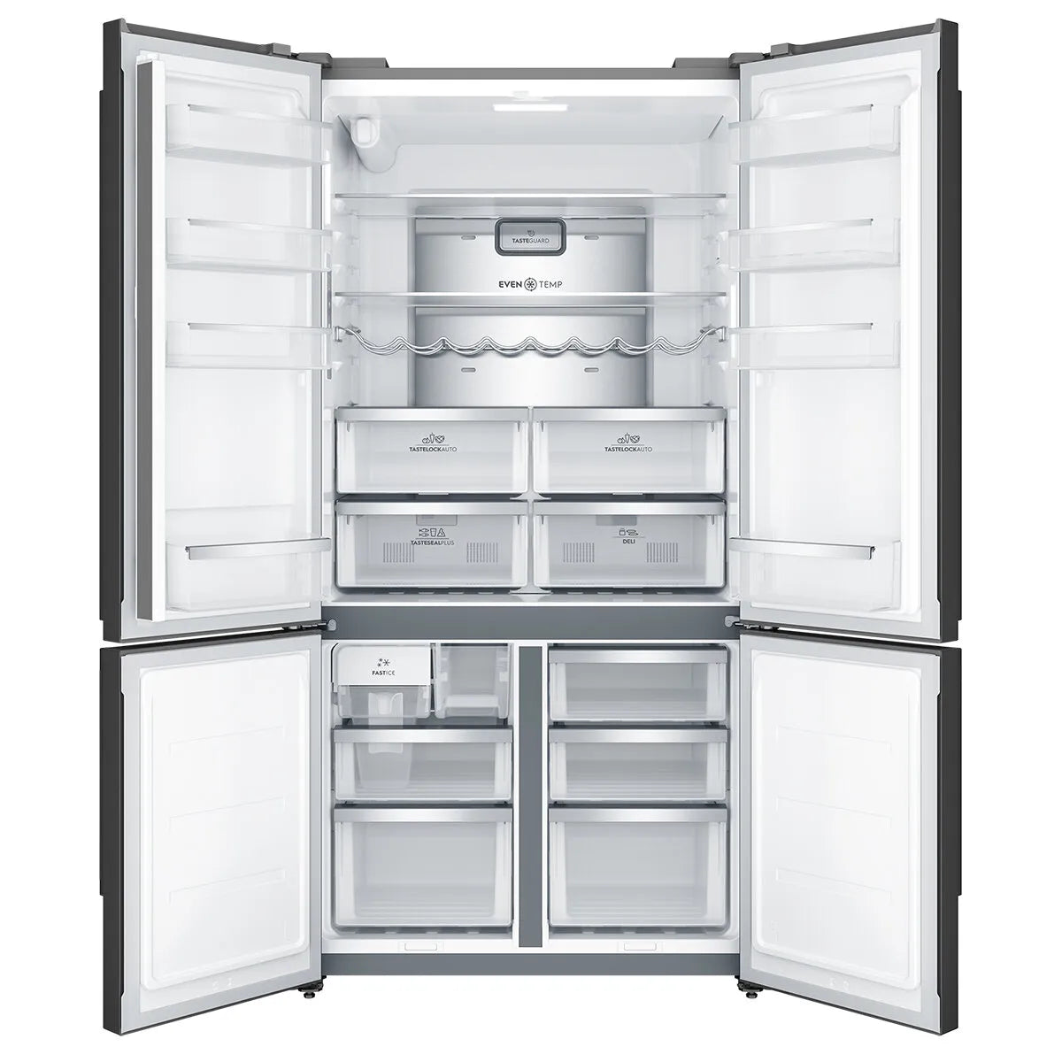 Electrolux 562L UltimateTaste 700 Plumbed French Door Fridge - Matte Charcoal Black EQE5657BA