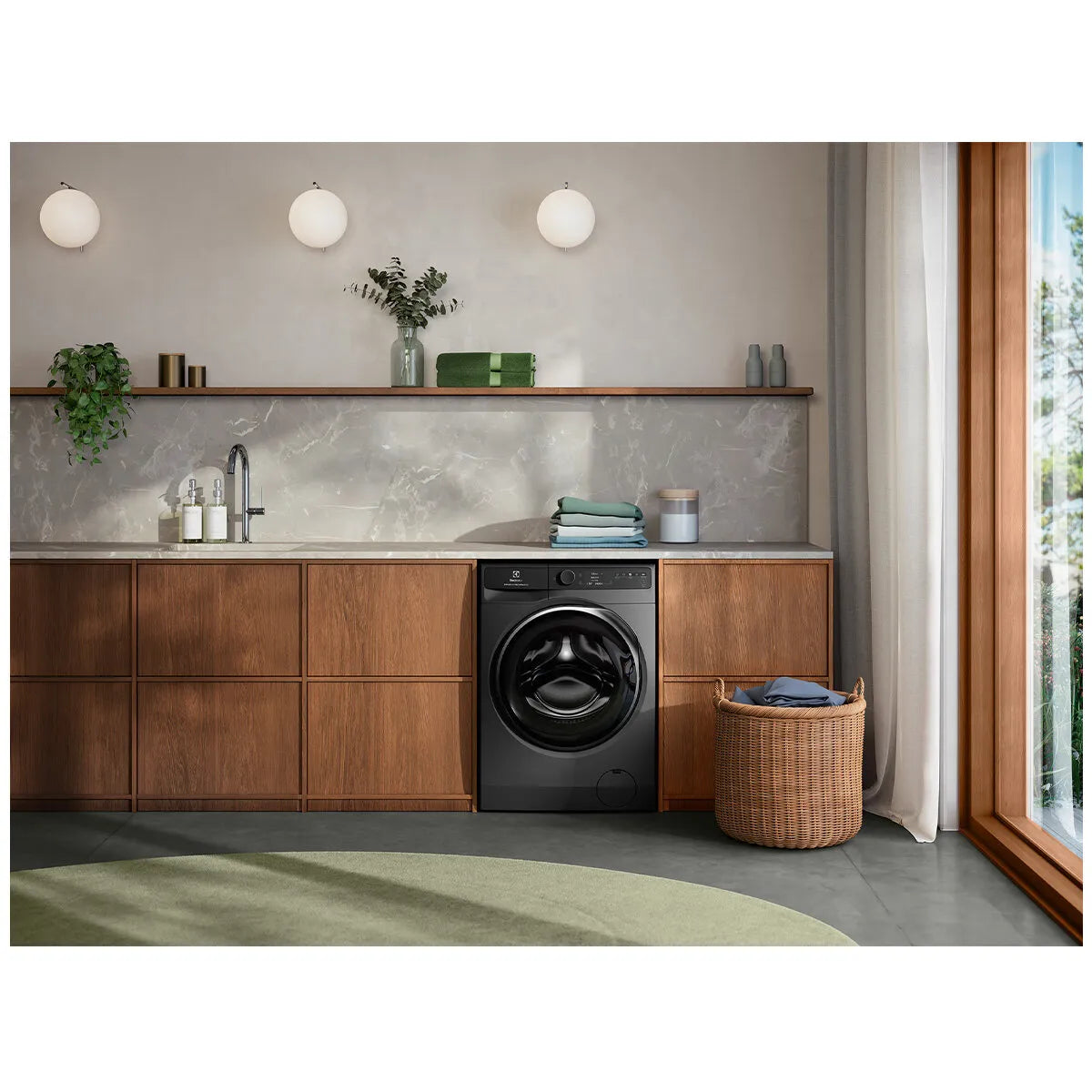 Electrolux 10kg UltimateCare 900 Front load Washing Machine - Dark Onyx EWF1042R9SC