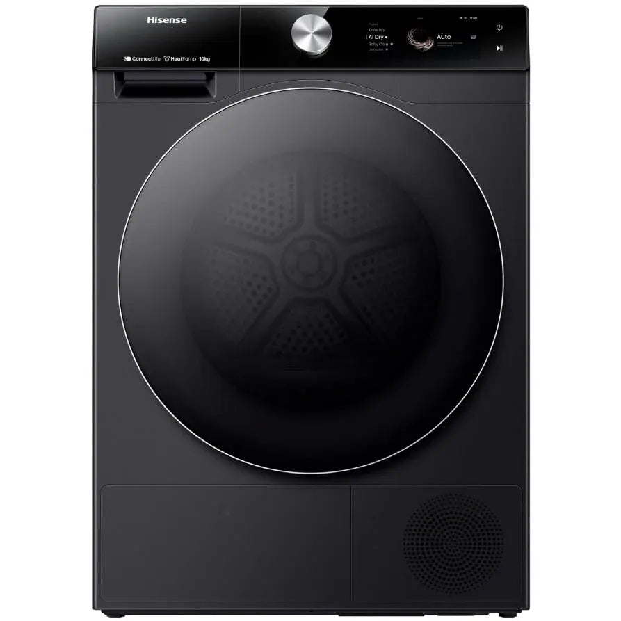 Hisense 10kg Series 9 Heat Pump Dryer - Charcoal Black HDFS10HPB