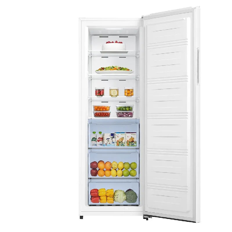 Hisense 240L Upright Hybrid Fridge Freezer - White HRVF240