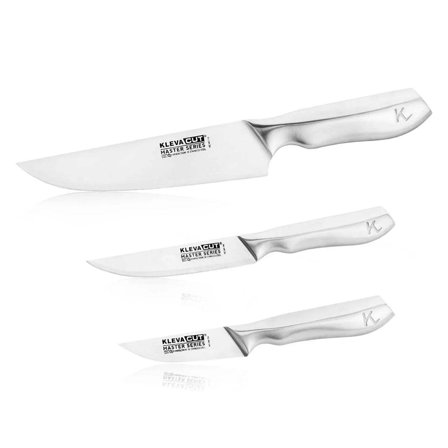 KlevaCut Master Series New 3pc Knife Set KCMSSET300