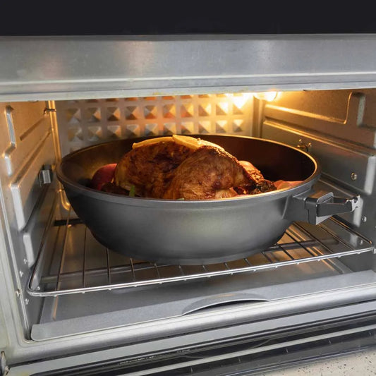 Kleva Diamond Earth 28cm Deep Pan with Detachable Handle KDEDEEPP28