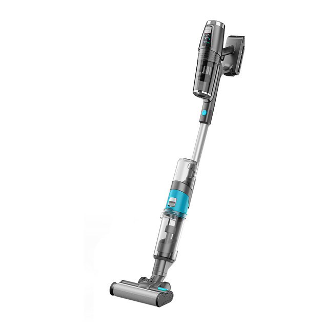 Krapof Slim Vac Wet and Dry 2-in-1 Cordless Vacuum and Smart Mop Floor Cleaner KRWDVAC-03