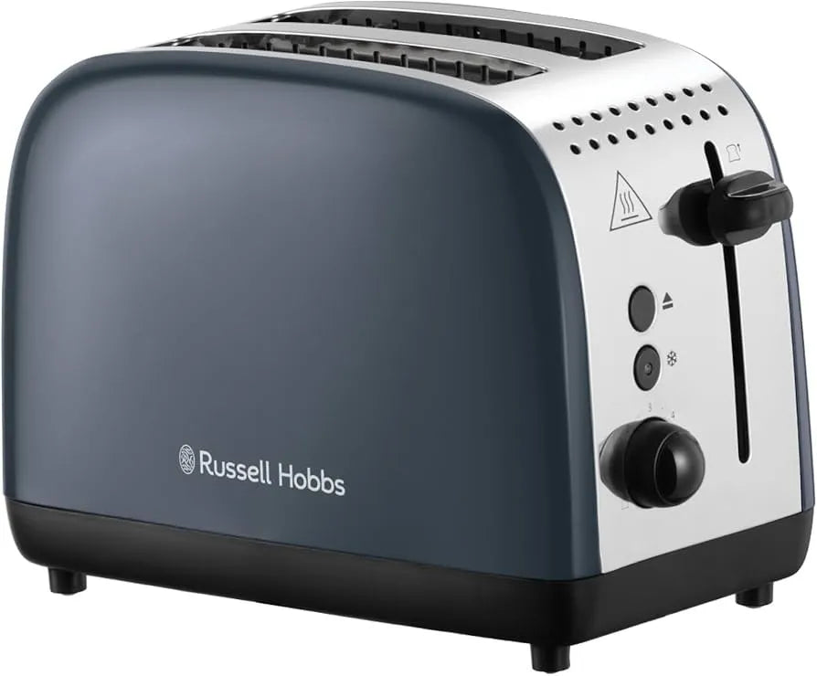 Russell Hobbs Colours Plus 2 Slice Toaster Storm Grey RHT2655STG