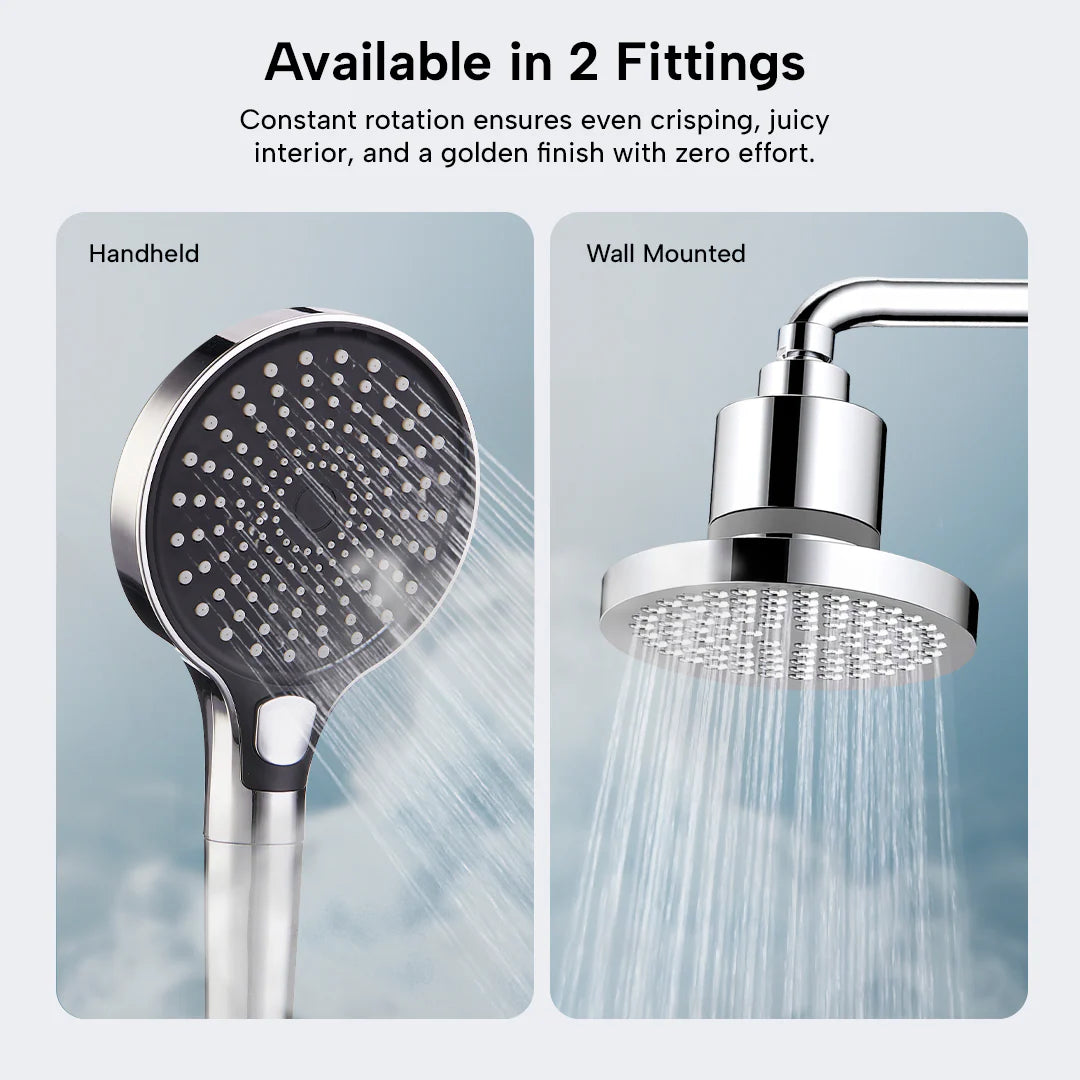 Kleva Triple Bliss Filtered Handheld 3-Mode Shower Head SHOWERHEAD-2PK