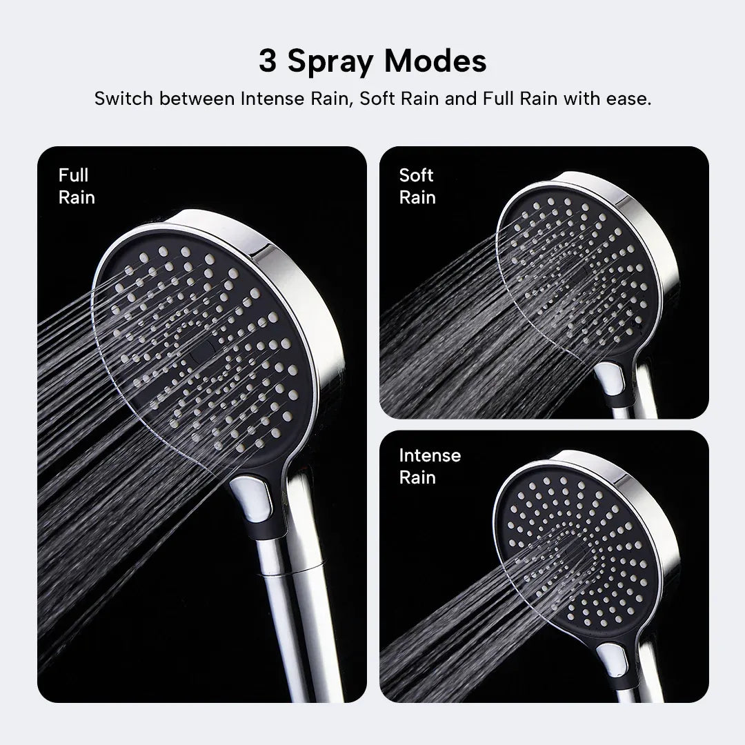 Kleva Triple Bliss Filtered Handheld 3-Mode Shower Head SHOWERHEAD-2PK