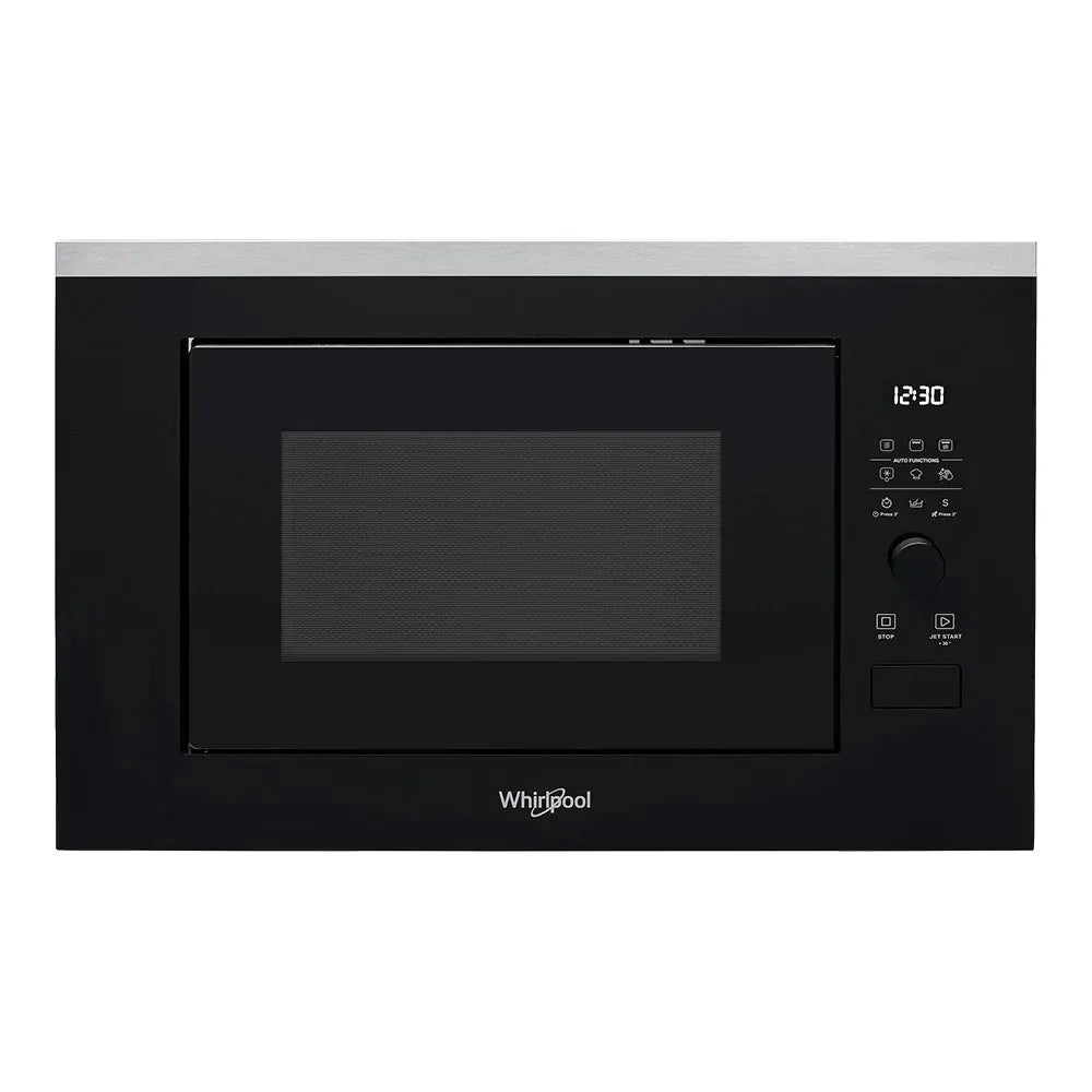 Whirlpool 25L Built-In Microwave - Black WMF250GAUS