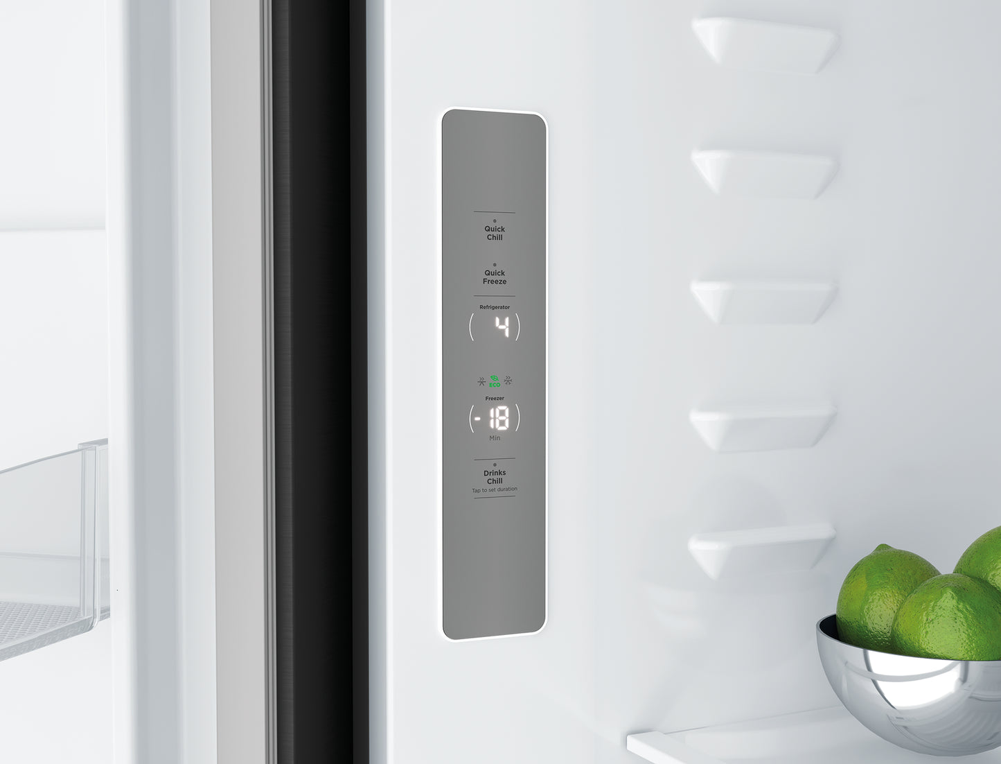 Westinghouse 564L French Quad Door Fridge - Matte Charcoal Black WQE5600BB