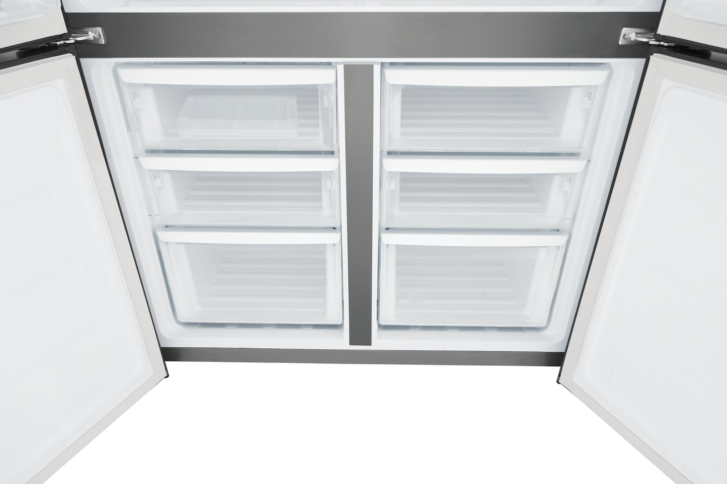 Westinghouse 564L French Quad Door Fridge - Matte Charcoal Black WQE5600BB