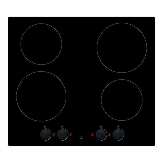 Whirlpool 60cm 4 Zone Built In Ceramic Cooktop with Knob Control WRK6140AUS