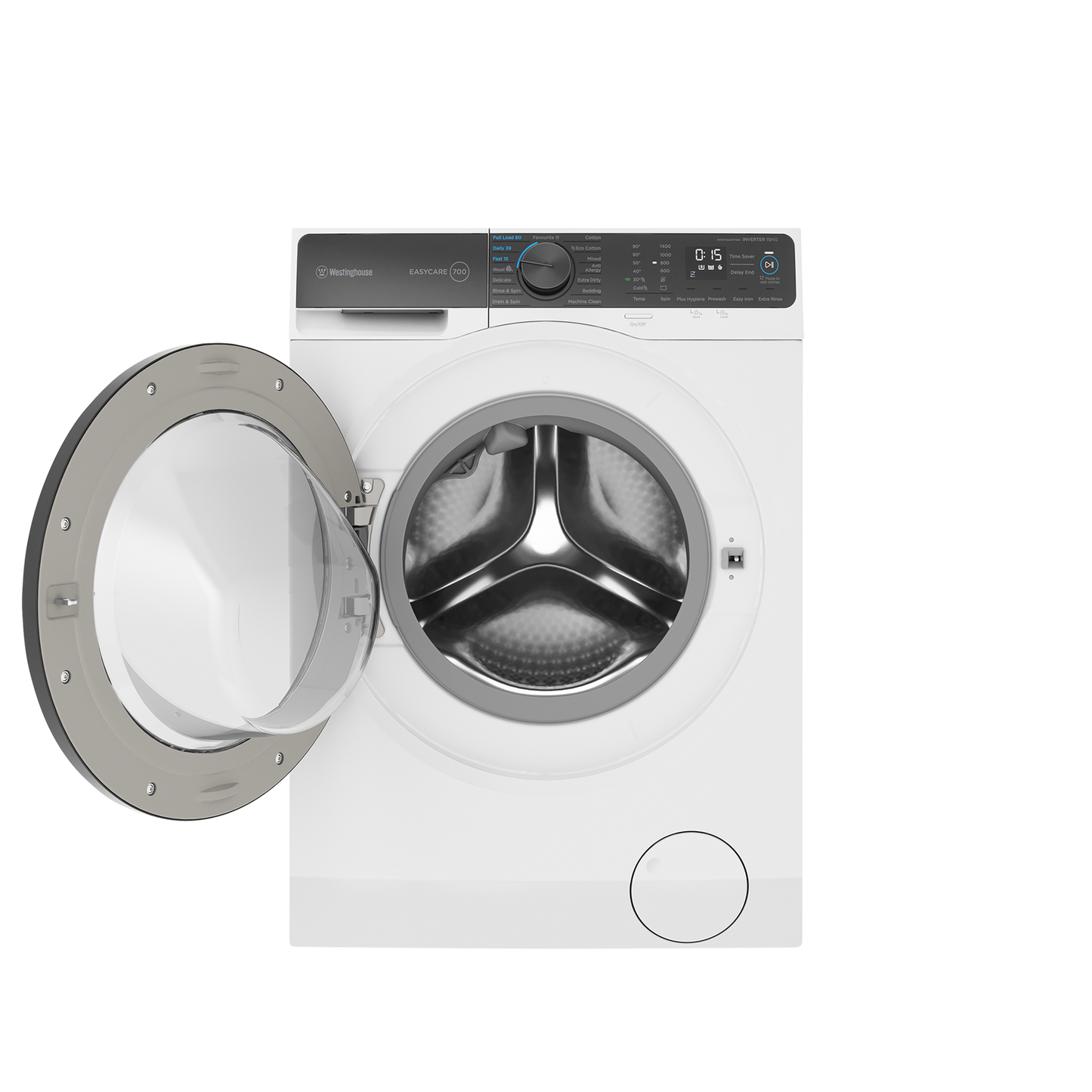 Westinghouse 10kg EasyCare 700 Front Load Washing Machine - White WWF1044M7WA