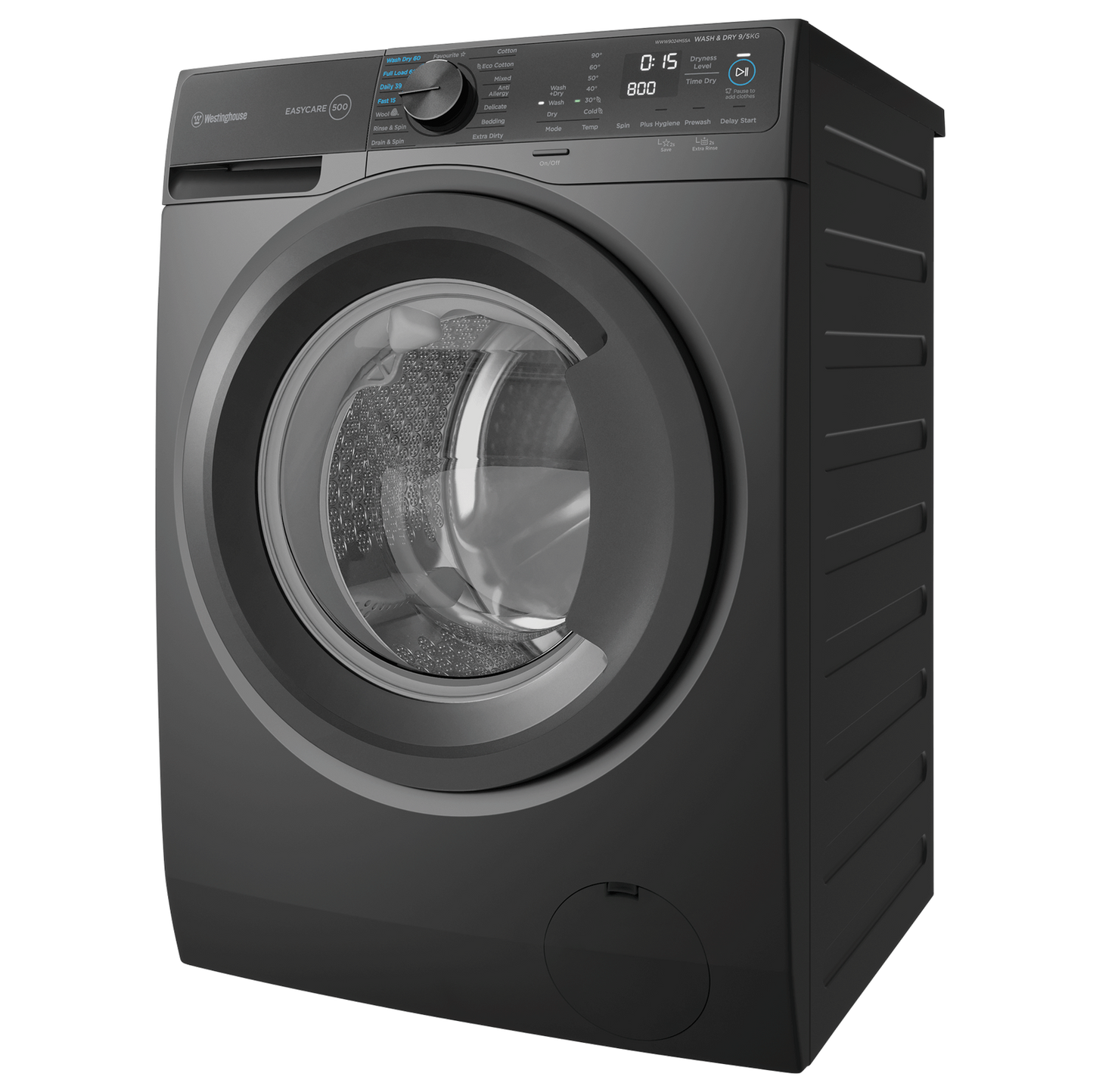 Westinghouse 9kg/5kg Washer Dryer Combo - Mettalic Grey WWW9024M5SA