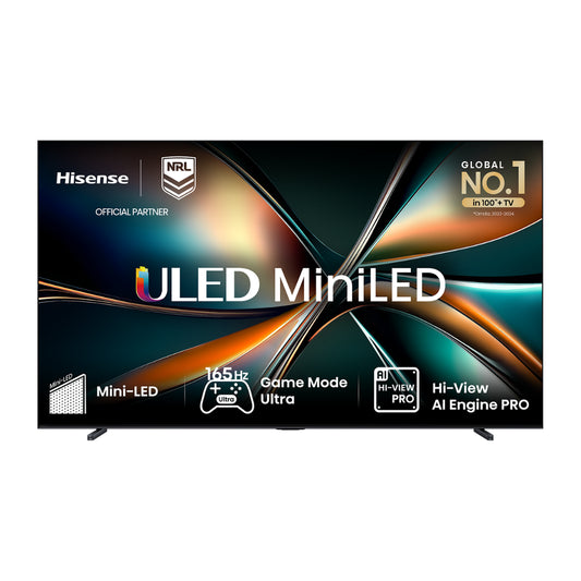 Hisense100-inch U6QAU PRO 4K QLED Smart TV 2025 100U6QAUPRO