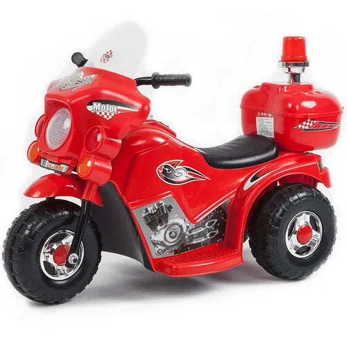 Lenoxx 3 Wheel Electric Ride On Children's Motorcycle - Red 90313RED