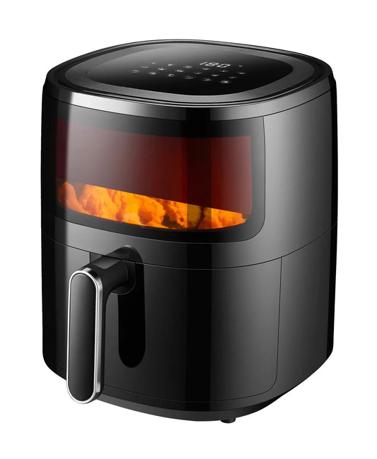 Healthy Choice 6L Digital Air Fryer with 1600W and Glass Window AF605