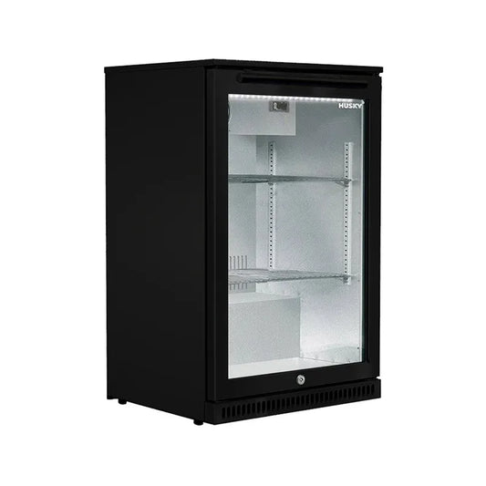 Husky 118L Single Door Alfresco Drinks Chiller - Black ALF-C1-BLK-840