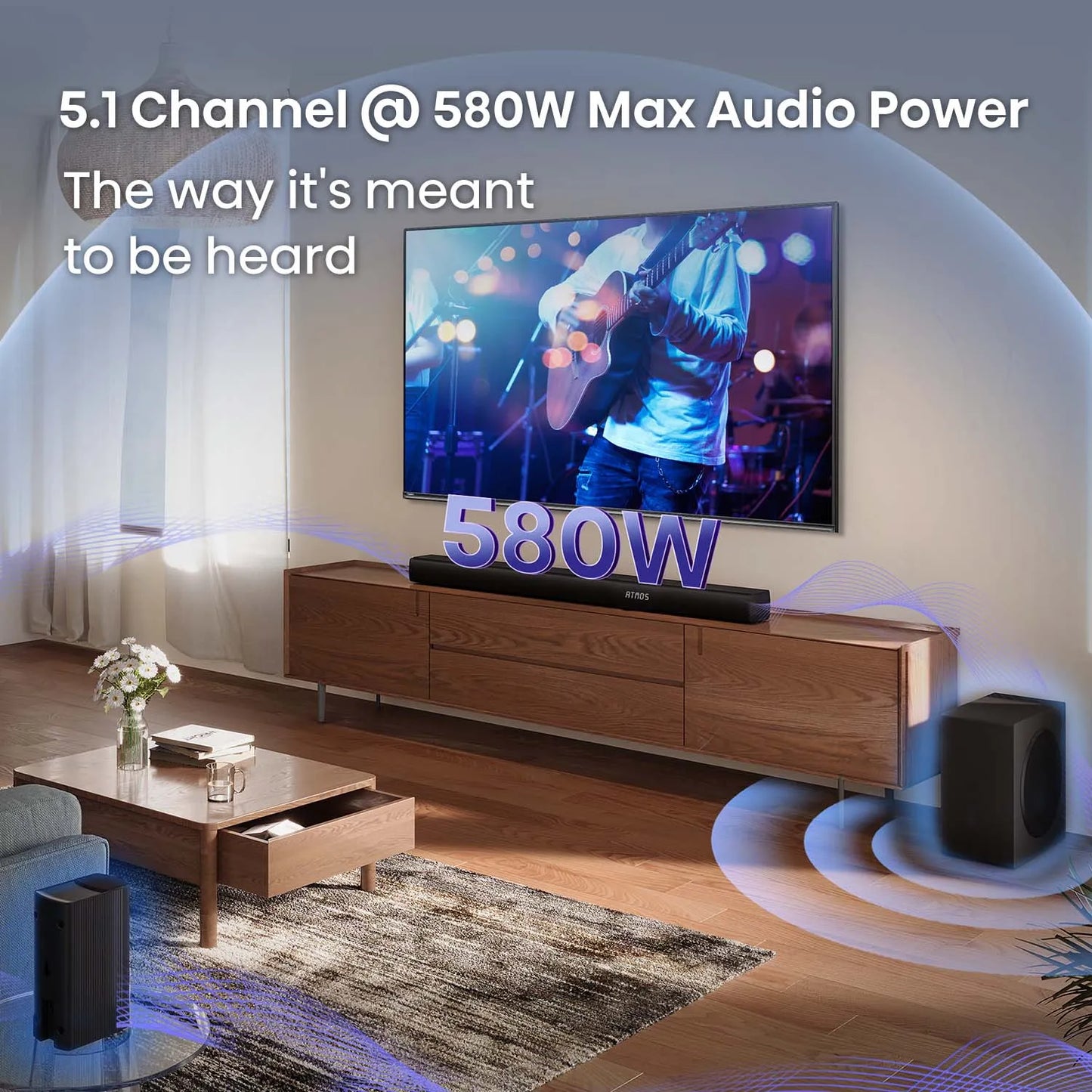 Hisense 5.1ch Dolby Atmos 580W Soundbar AX5100Q