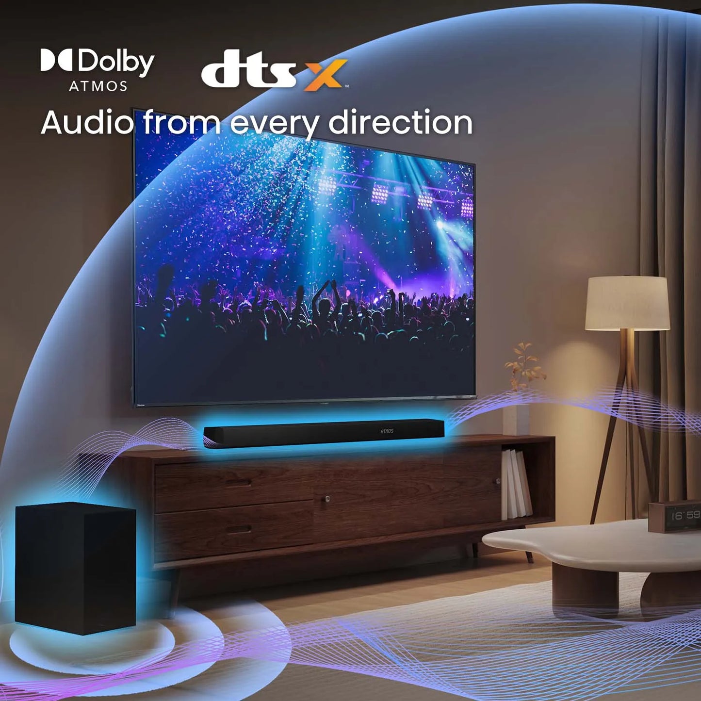 Hisense 5.1ch Dolby Atmos 580W Soundbar AX5100Q