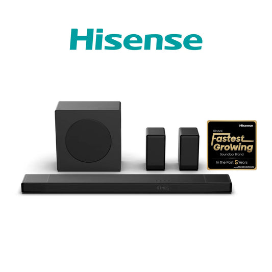 Hisense 5.1.4ch Dolby Atmos Soundbar with Wireless Subwoofer AX5140Q