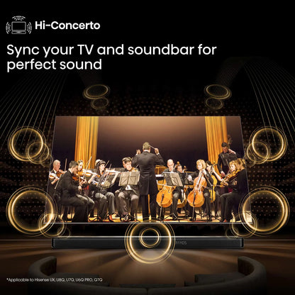 Hisense 5.1.4ch Dolby Atmos Soundbar with Wireless Subwoofer AX5140Q