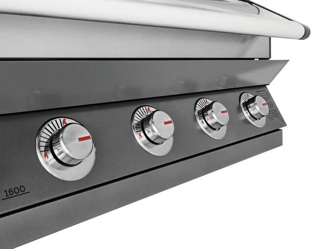 BeefEater 1600 Series 5 Burner Built-In BBQ - Dark BBG1650DA