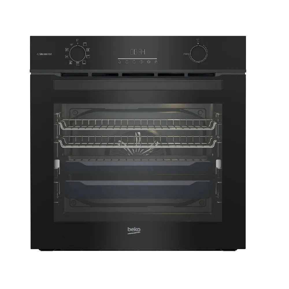 Beko 60cm Pyrolytic Multifunction Oven with SteamAdd and Airfry BBO6851PDX