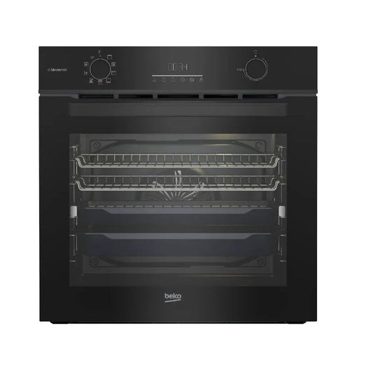 Beko 60cm Pyrolytic Multifunction Oven with SteamAdd and Airfry BBO6851PDX