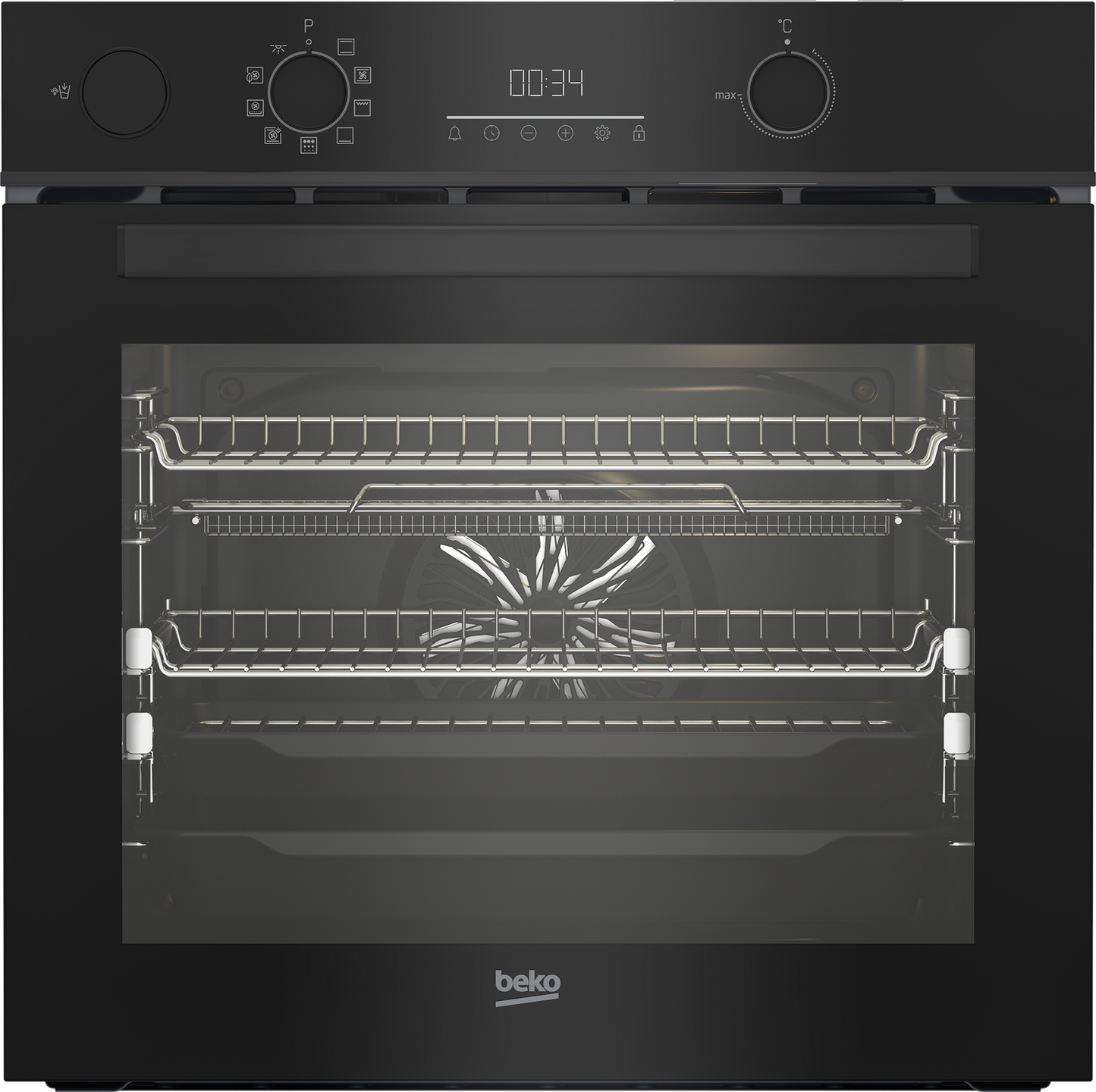 Beko 60cm Built-In Oven with Airfry-SteamAssist & Pyrolytic Cleaning BBO6851PSDX