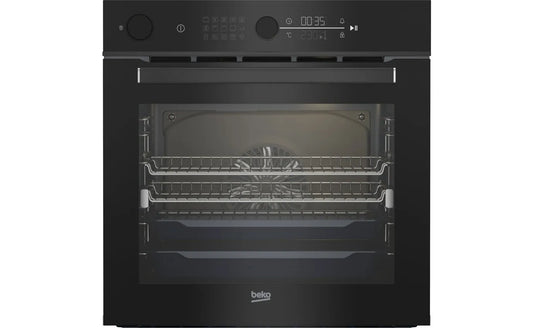 Beko 60cm Multi Function Steam Assisted Black Oven BBO6852SDX