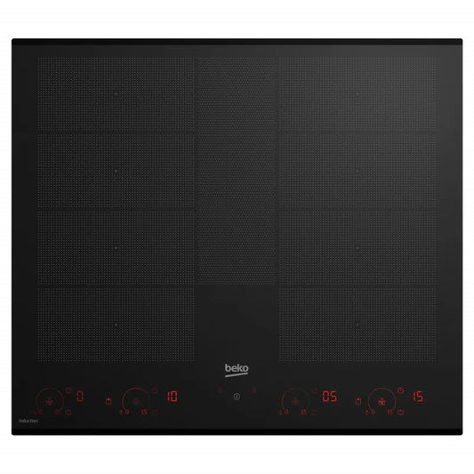 Beko 60cm Built-In Flexy Induction Cooktop with Luminous Control BCT604IG