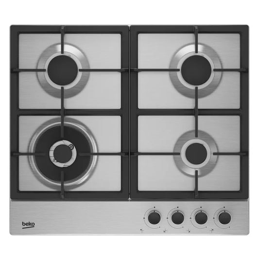 Beko 60cm Stainless Steel Gas Cooktop BCT60GX1