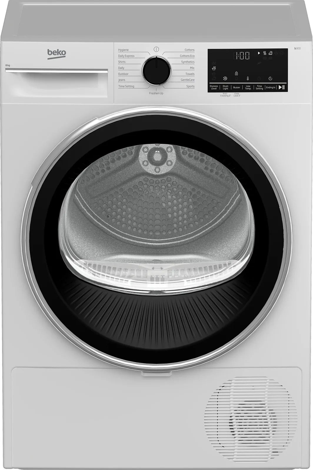 Beko 8kg Sensor Controlled Condenser Tumble Dryer BDCB8020W