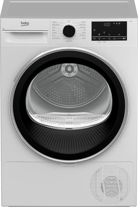Beko 8kg Sensor Controlled Condenser Tumble Dryer BDCB8020W