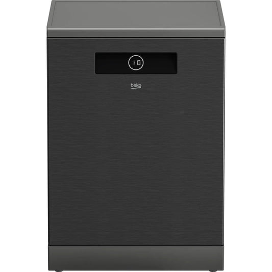 Beko 60cm Freestanding Dishwasher - Dark Stainless Steel BDF1640DX