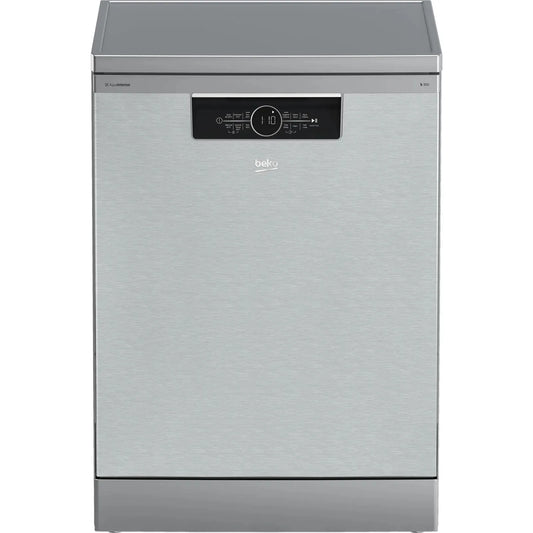 Beko 60cm Freestanding Dishwasher 16 Place - Platinum Steel BDFB1630X