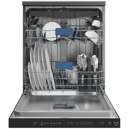 Beko 60cm Freestanding Dishwasher with Autodosing - Dark Stainless Steel BDFB1650ADX