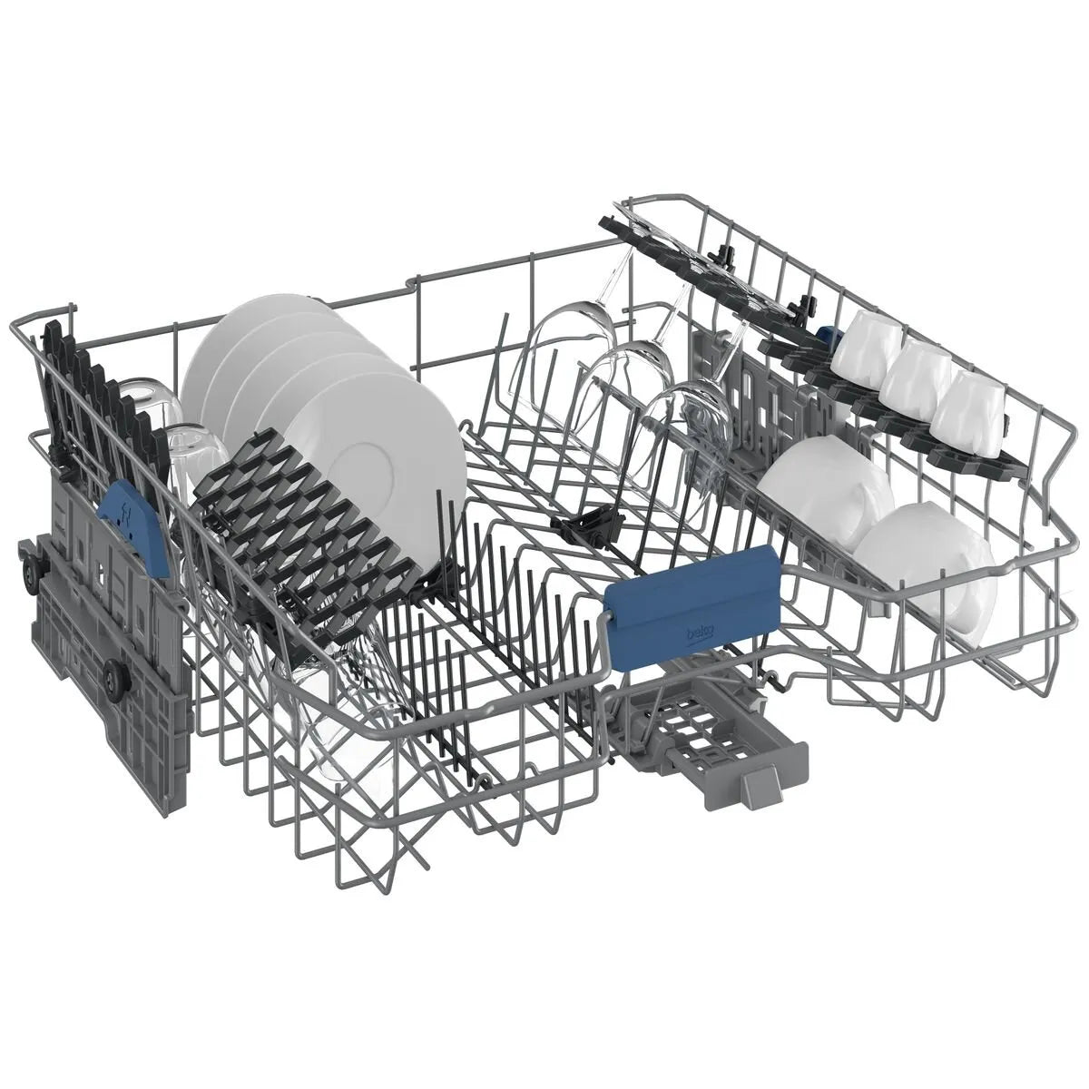 Beko 60cm Freestanding Dishwasher with Autodosing - Dark Stainless Steel BDFB1650ADX