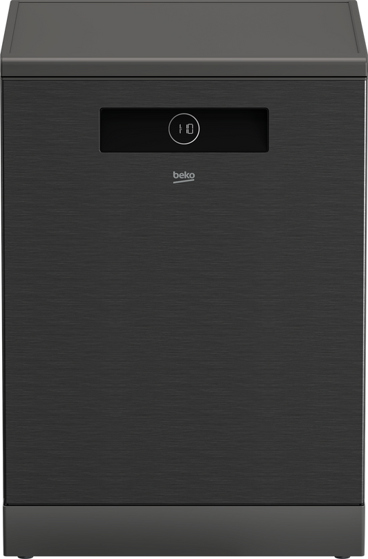 Beko 60cm Freestanding Dishwasher with Autodosing - Dark Stainless Steel BDFB1650ADX