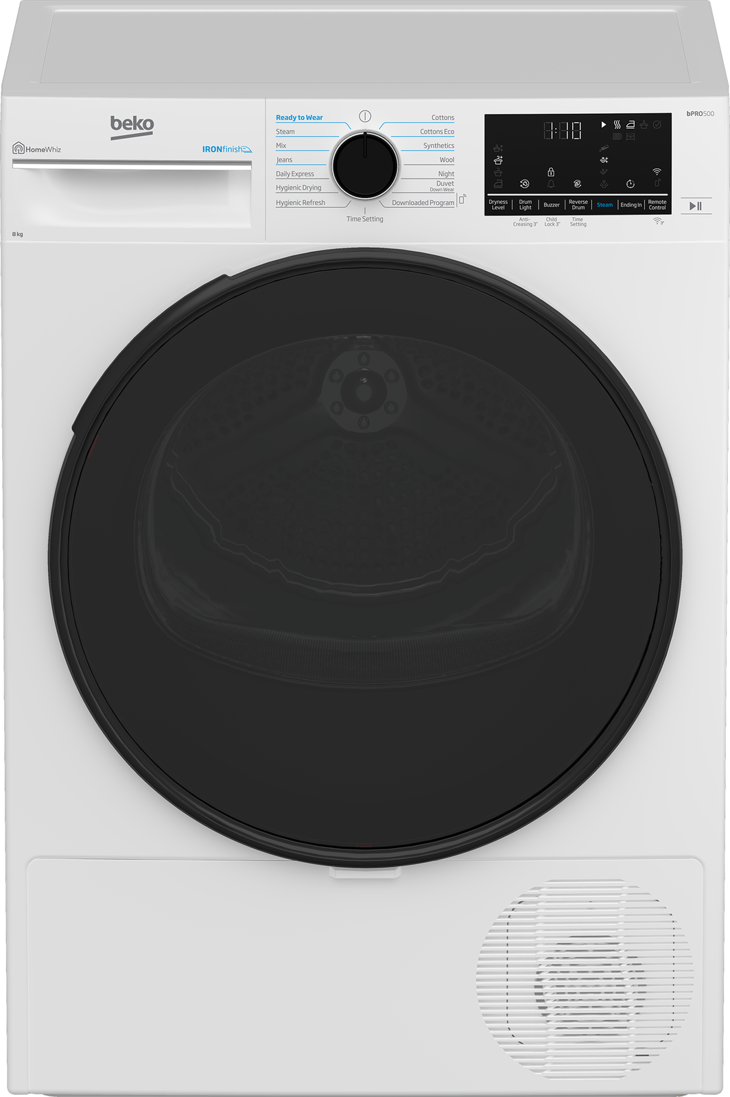 Beko 8kg Heat Pump Dryer with Steam Technology BDPB803SW