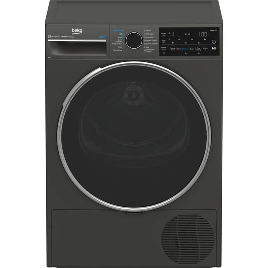 Beko 9kg Hybrid Heat Pump Dryer with Steam and WiFi - Graphite BDPB904HG